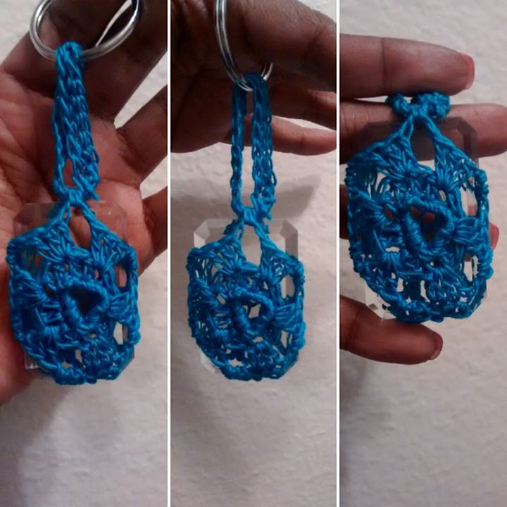 Covered Gem Keychain