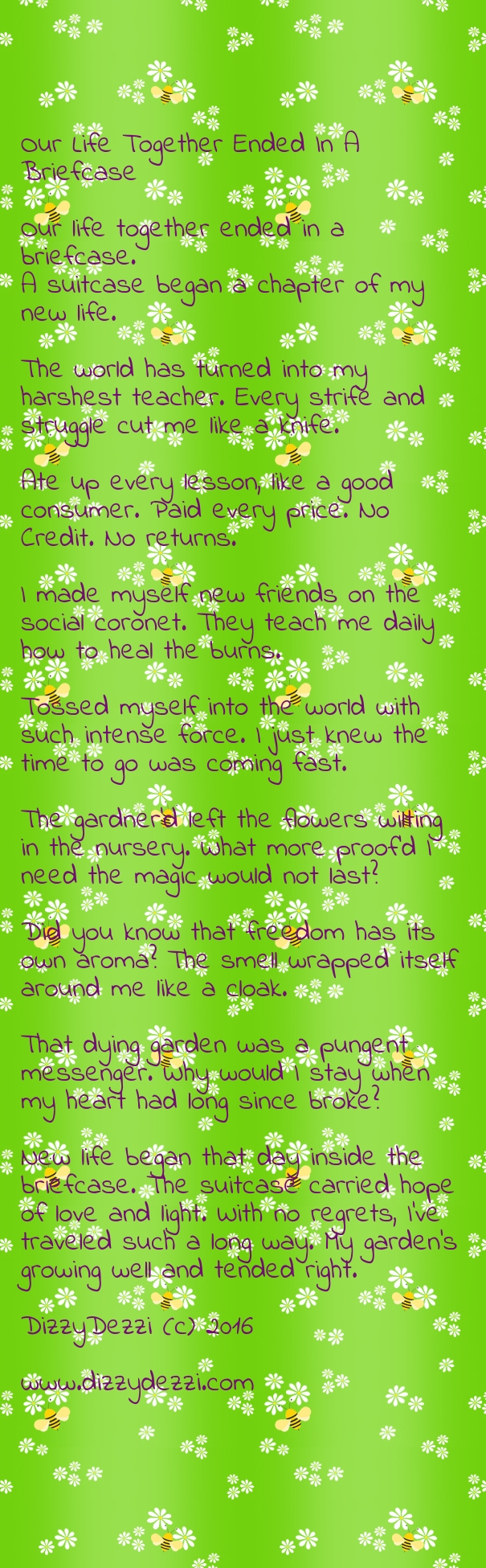 Our Life Together Ended In A Briefcase