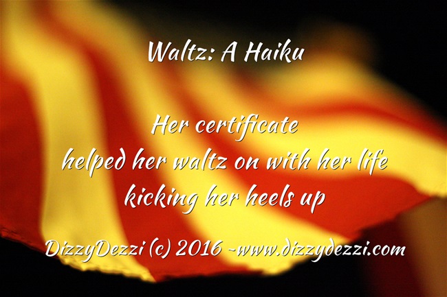 Waltz: A Haiku