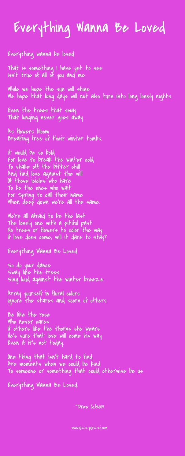 Everything Wanna Be Loved