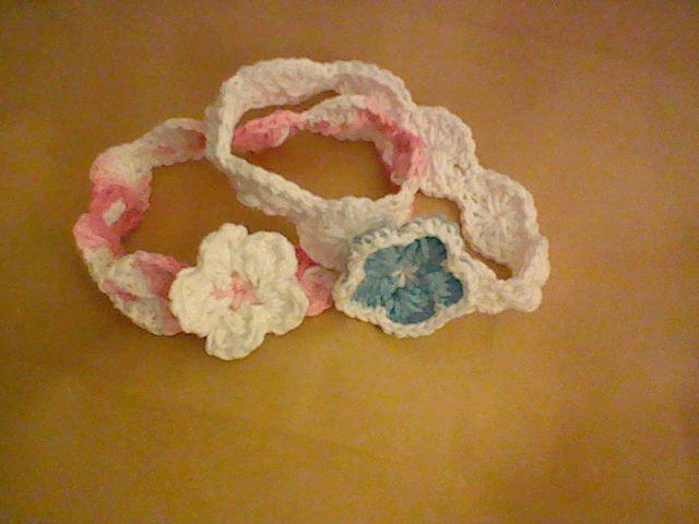 Crochet Headbands with 3D Flower