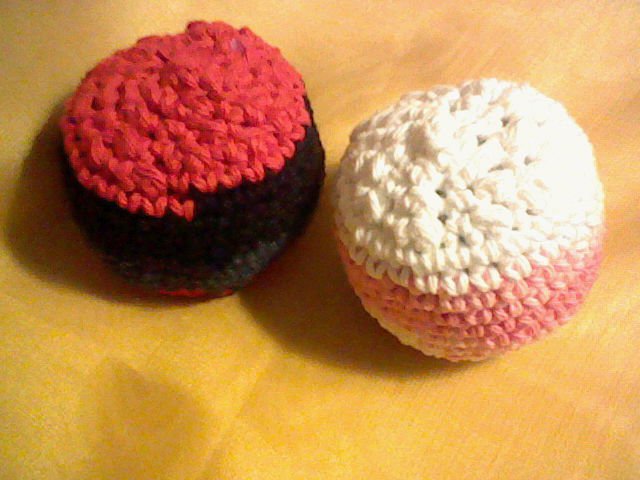 Crocheted Hacky Sacks