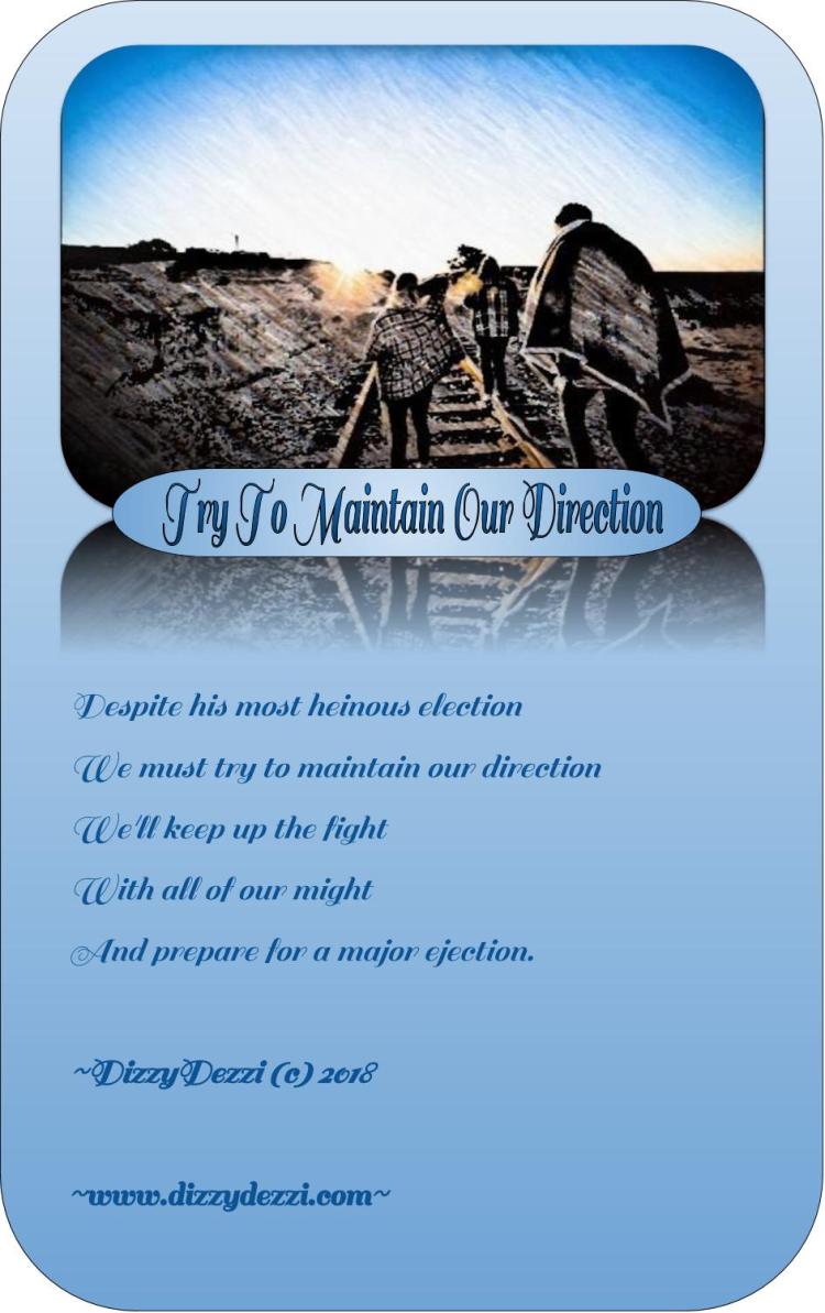 Try To Maintain Our Direction